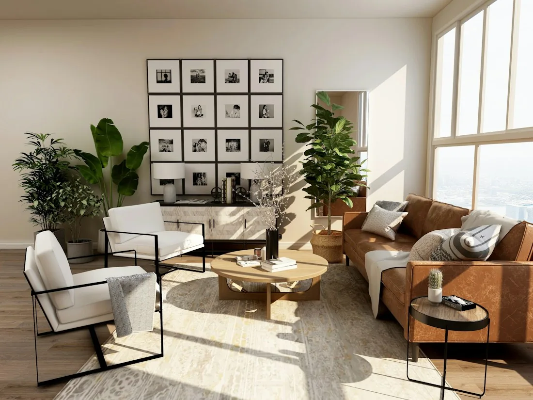 Illustrative modern interior